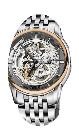 Oris Artelier Translucent Skeleton Mens ...