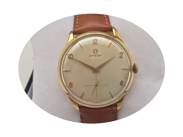 Omega Vintage Large Case 18k...