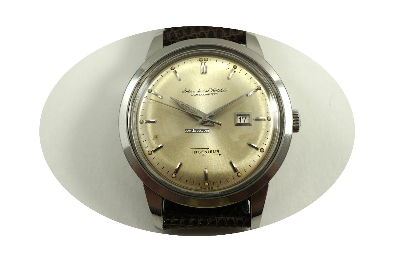 IWC INGENIEUR STAINLESS STEEL DATE AUTOM...