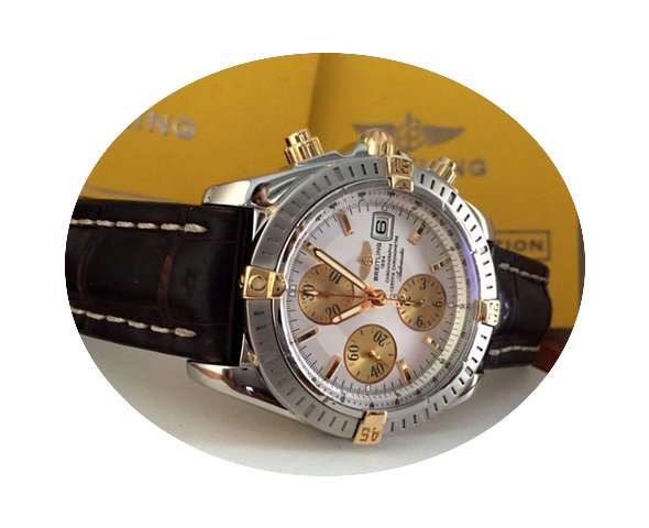 Breitling Chronomat Evolution Gold Steel...