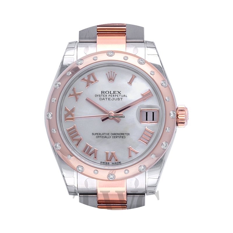 Rolex Datejust 31 White MOP Steel/18k Ro...