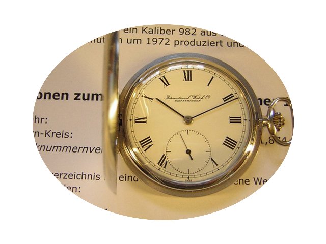 IWC Savonnette in 18k Weiß Gold, sehr s...