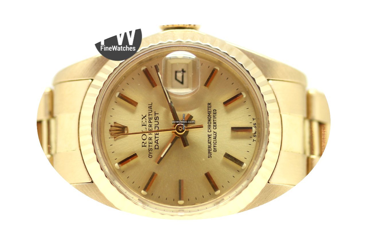 Rolex Lady Datejust Gold...
