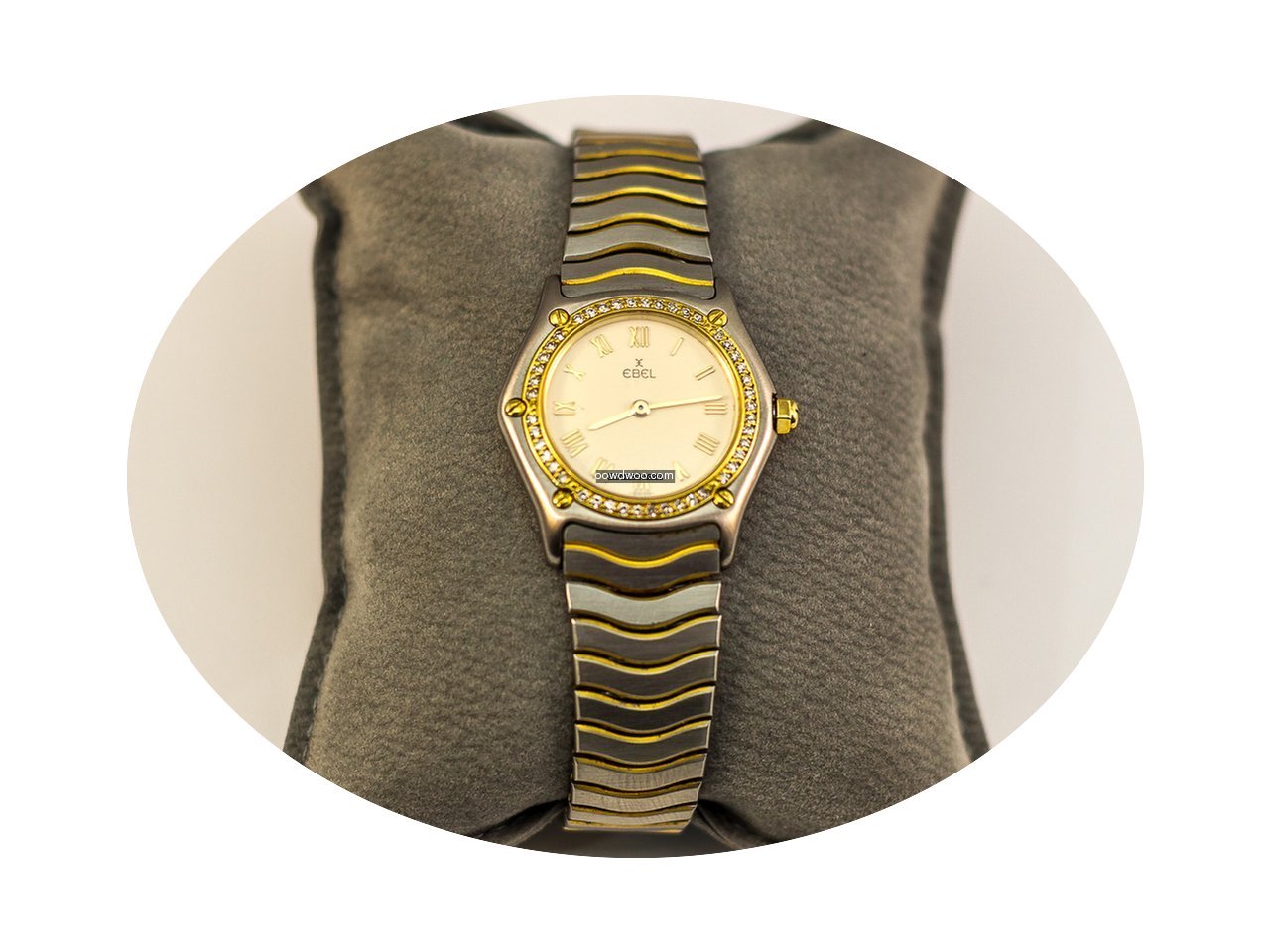 Ebel Classic Wave 750 Gold & Brillianten...