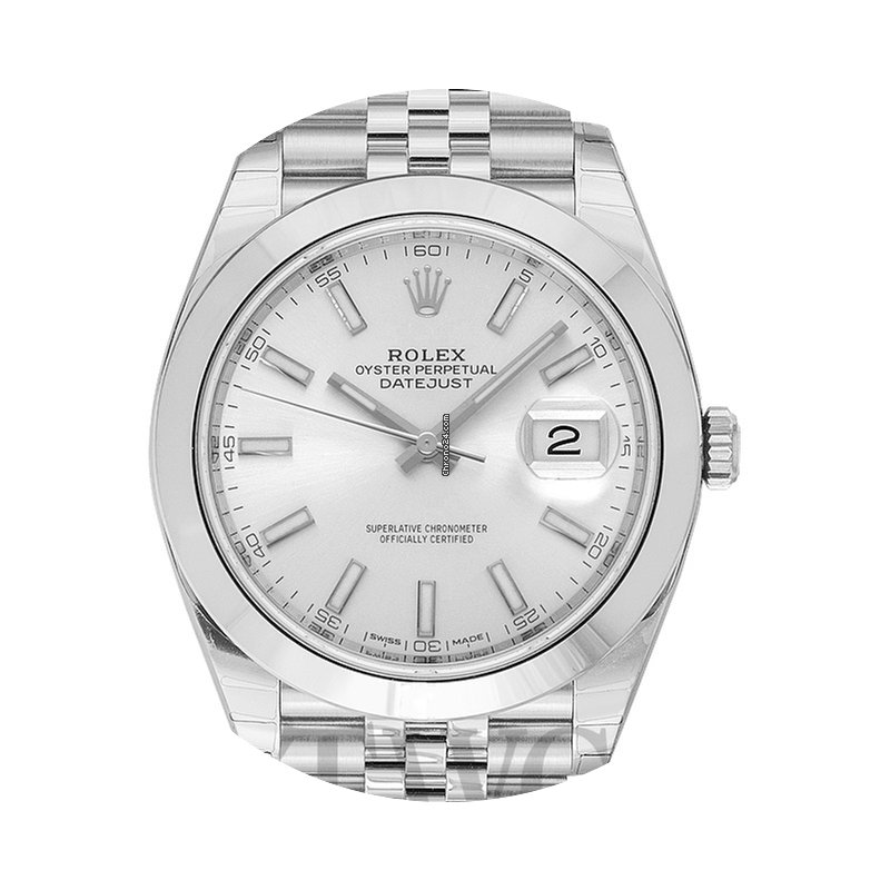 Rolex Datejust 41 Silver/Steel 41mm Jubi...