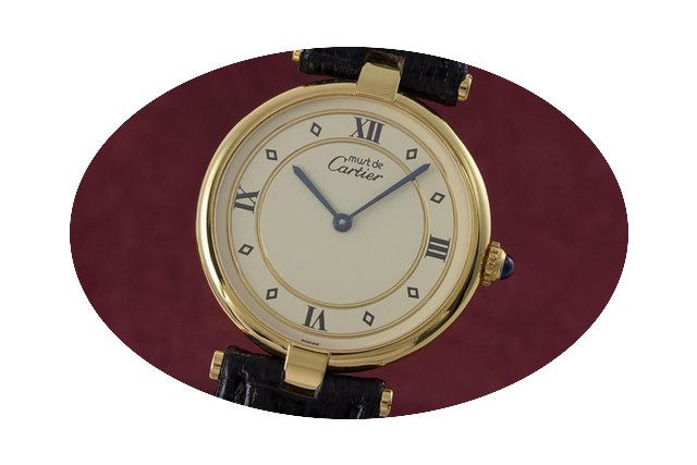 Cartier Lady Must De Vermeil Ronde Damen...