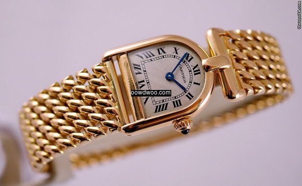 Cartier Calandre Vintage Lady Watch Yell...