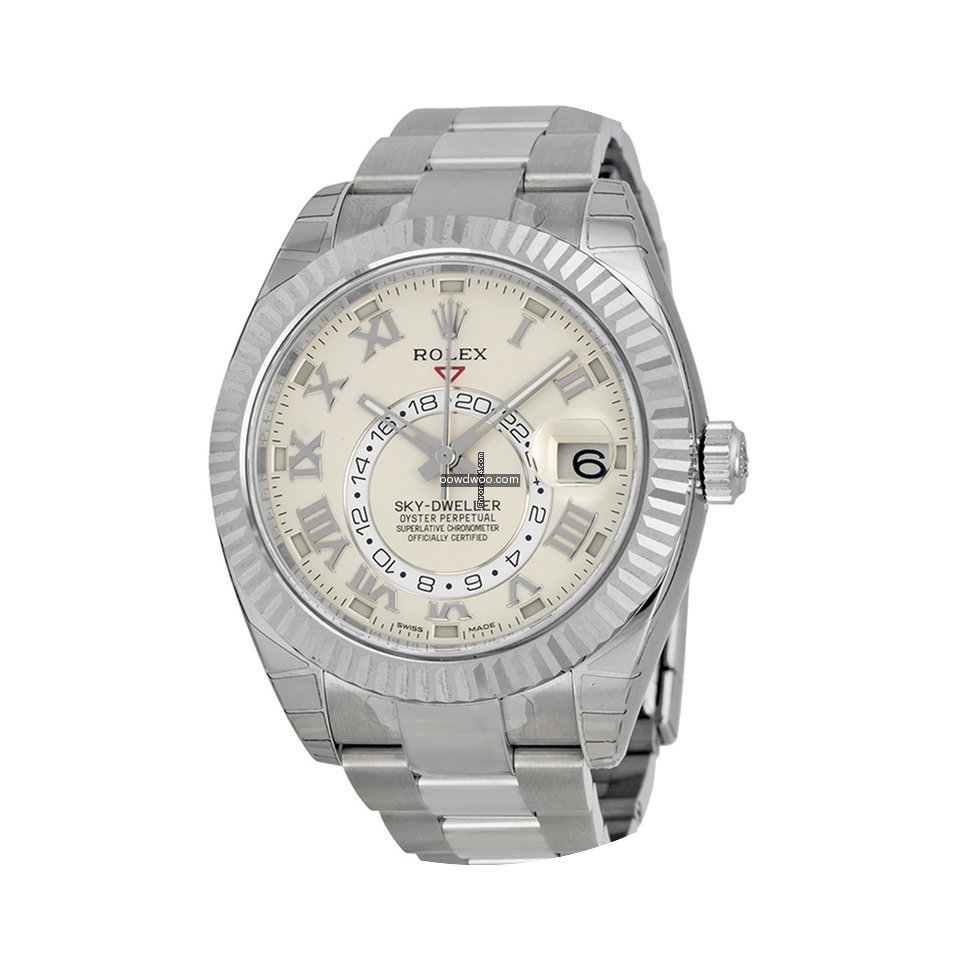 Rolex Sky-Dweller White Gold Ivory Dial...