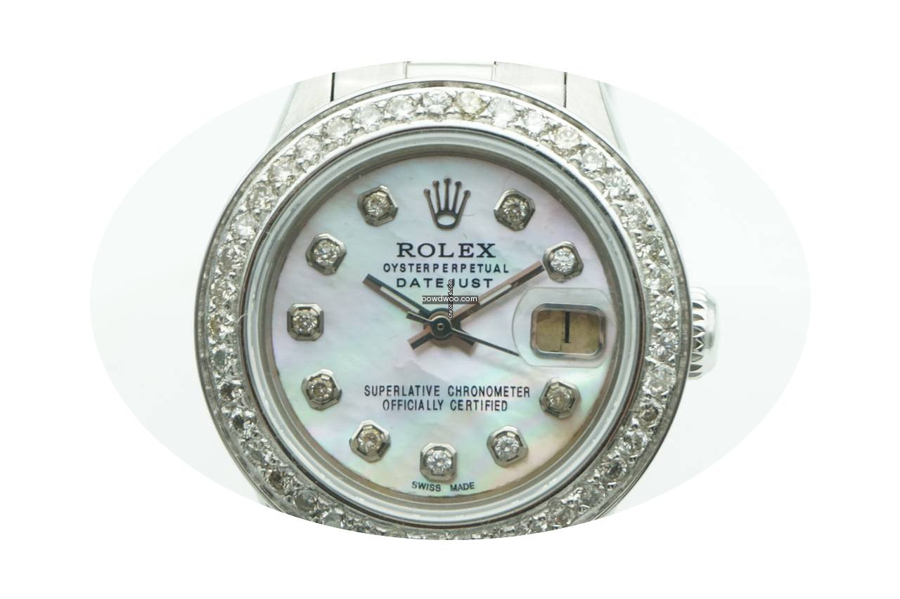Rolex Datejust 26mm Mother of Pearl Diam...