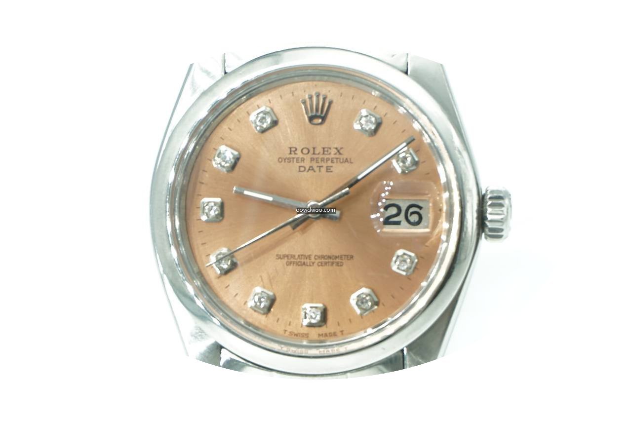 Rolex Oyster Perpetual Date 34mm Salmon ...