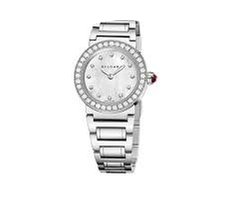 Bulgari Mother Of Pearl Dial Stainless S...