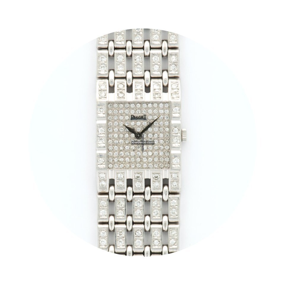 Piaget White Gold Full Diamond Bracelet ...