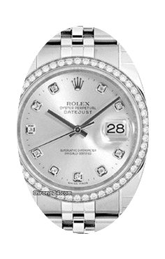 Rolex Datejust 36 116244-SLVDDJ Silver D...