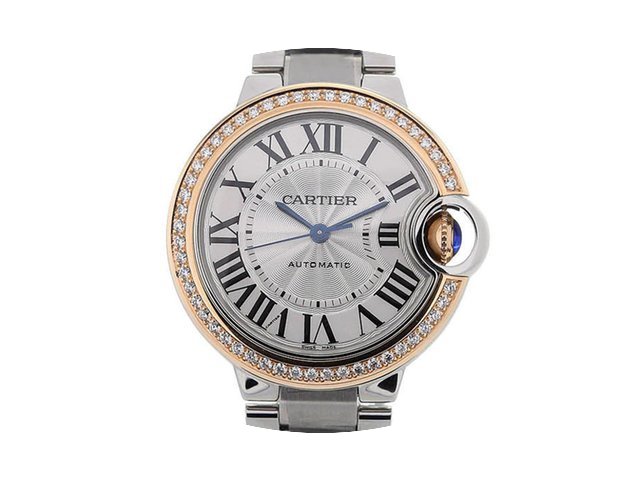 Cartier Ballon Bleu 33 Steel Gold Bezel ...