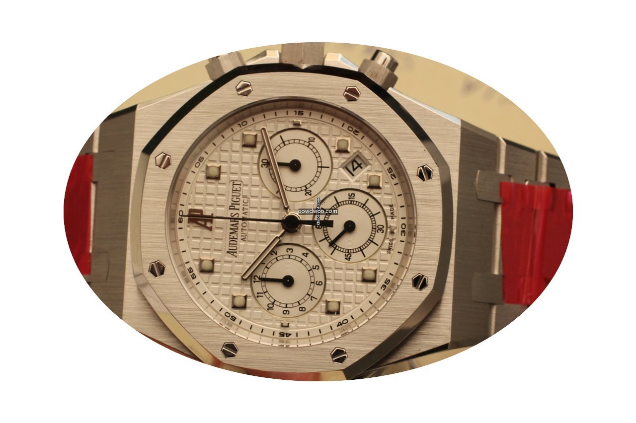 Audemars Piguet royal oak white gold chr...