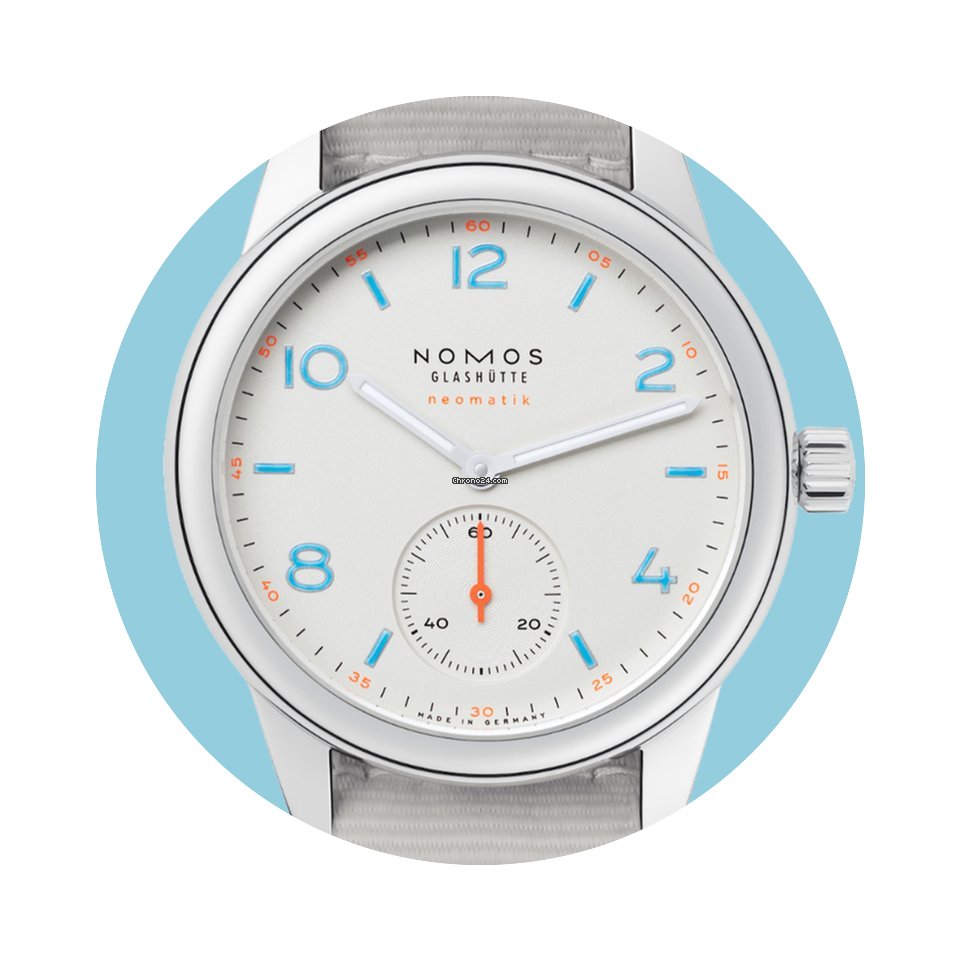 Nomos Glashütte Club neomatik Saphirgla...