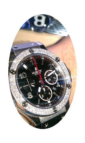 Hublot Big Bang 44mm DIAMONDS steel...