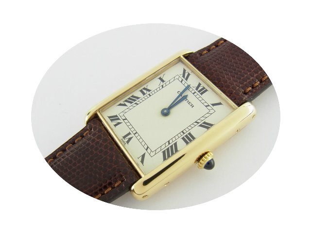 Cartier Jumbo Xl 18 Kt Gelbgold Automati...