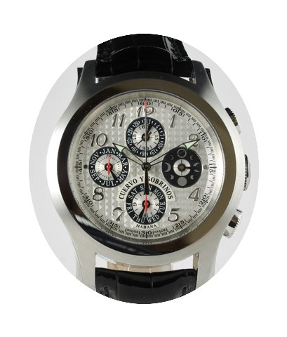 Cuervo y Sobrinos Robusto Chronograph...