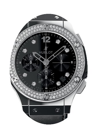 Hublot Big Bang Steel Shiny Steel Diamon...
