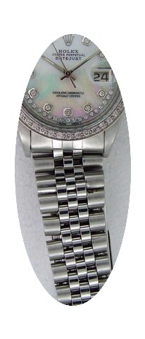 Rolex Mens Datejust Stainless Steel 1601...