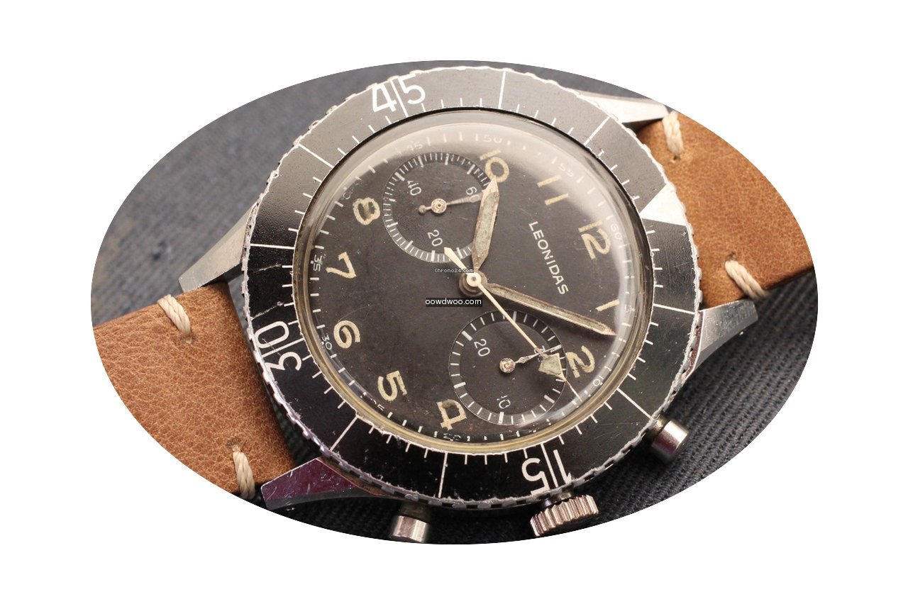 Leonidas military chronograph flyback es...