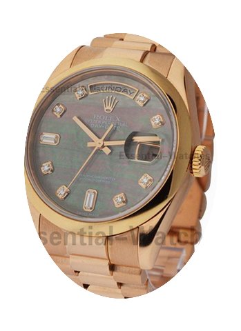Rolex Used Rose Gold 36mm Preseident Dom...
