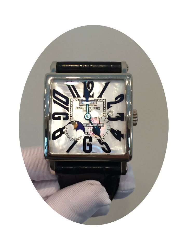 Roger Dubuis Golden Square Perpetual Whi...