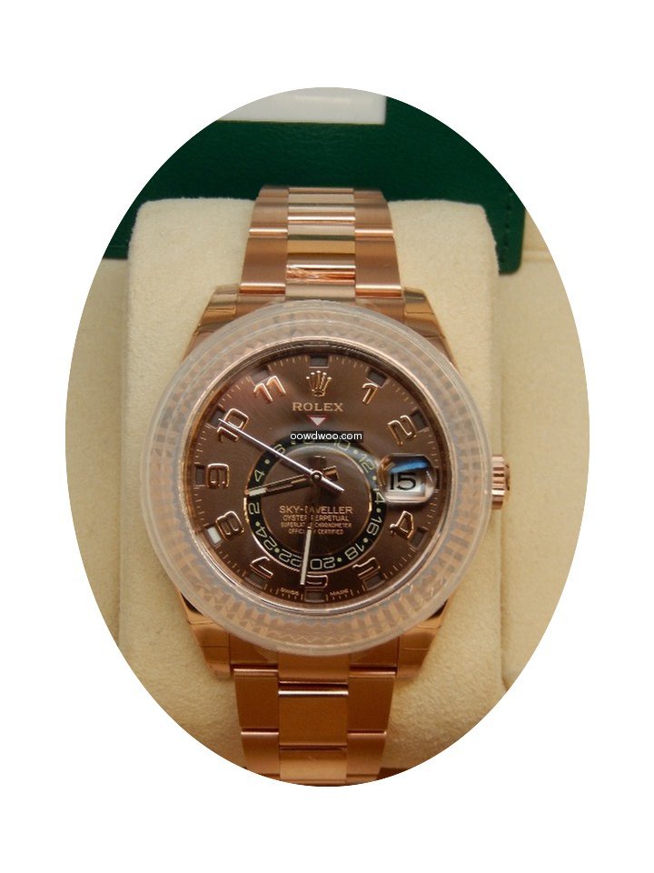 Rolex Sky-Dweller 326935 Chocolate Arabi...