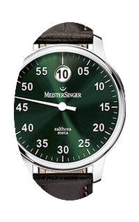 Meistersinger Salthora Meta Green Dial...