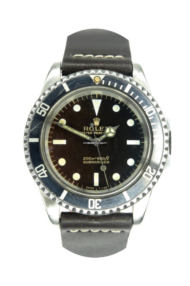 Rolex Submariner 5513 Gilt Tropical dial...