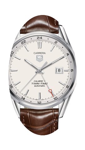 TAG Heuer Carrera Twin Time 41mm Mens Wa...