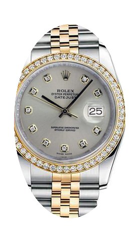 Rolex New Style Datejust Two Tone Custom...