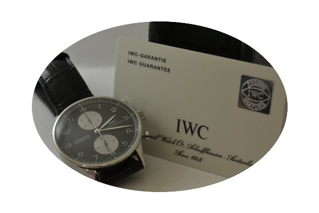 IWC PORTOGHESE FULL SET NERO, ACCIÀIO...