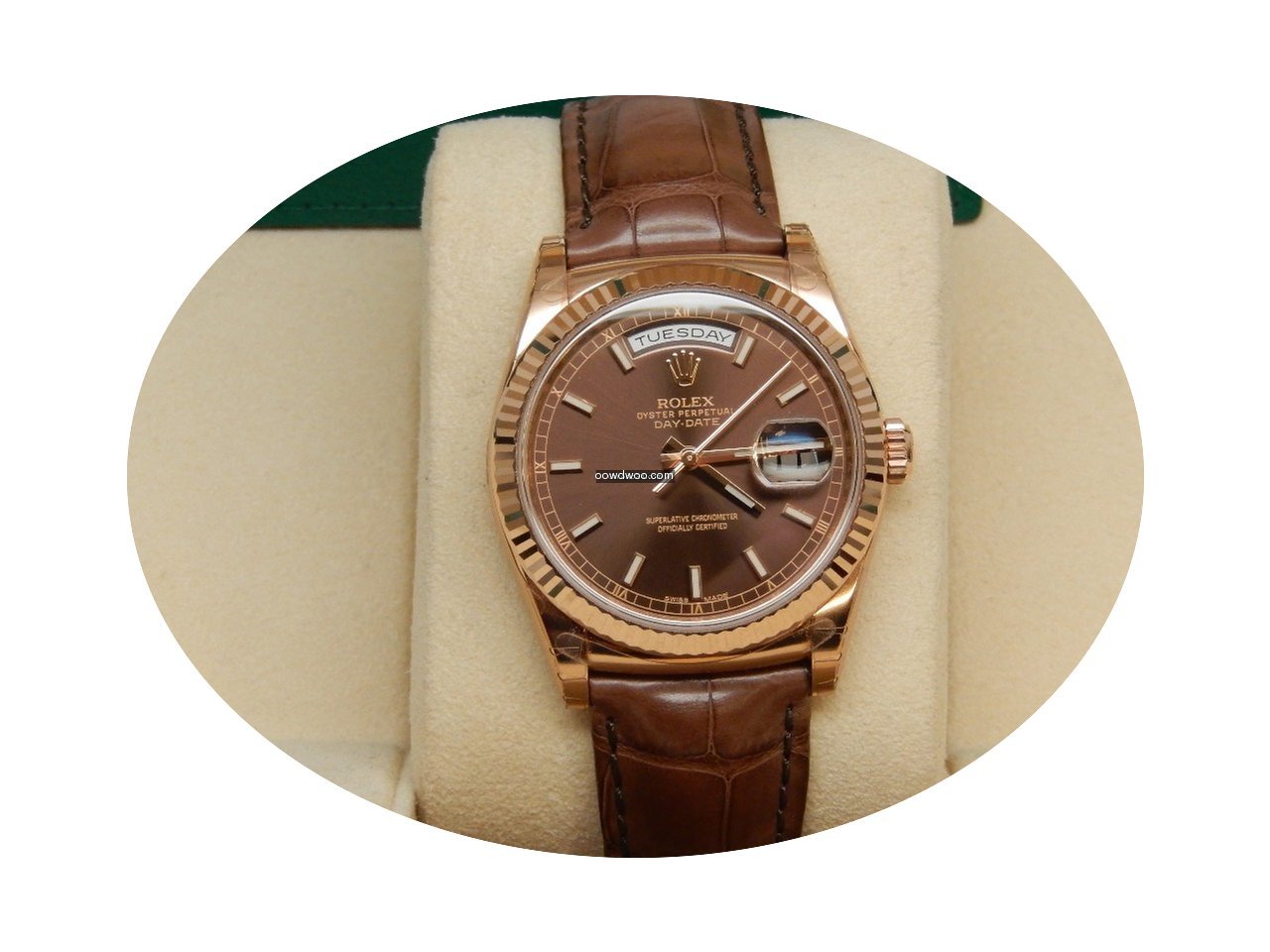 Rolex Day-Date Reference No. 118135 Choc...