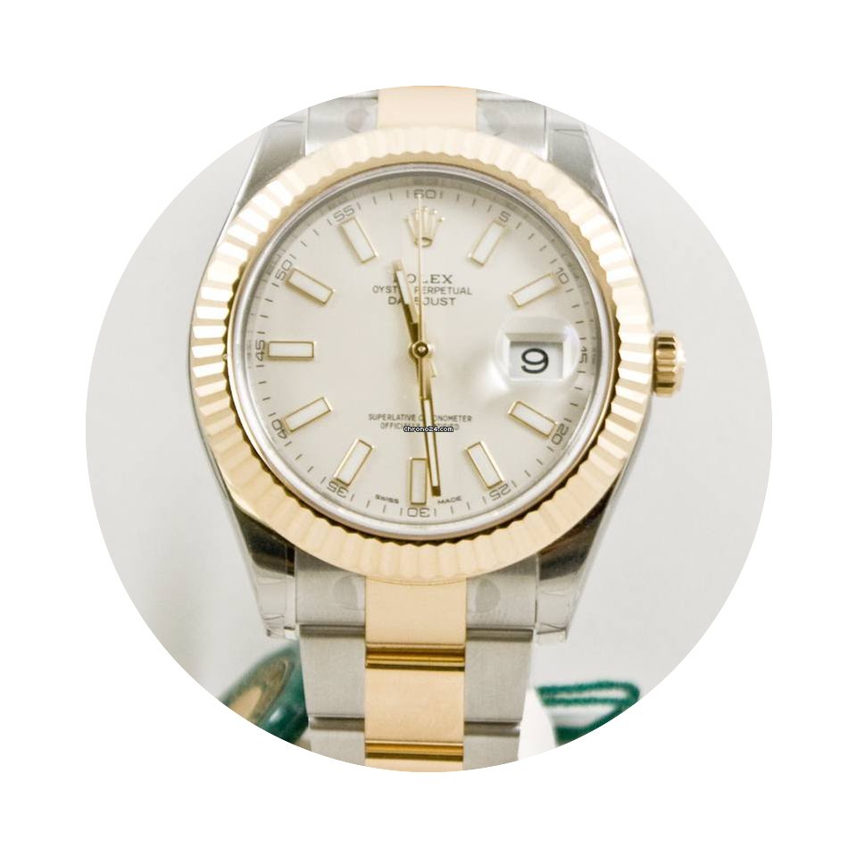 Rolex Datejust II 41mm 116333 Ivory Face...