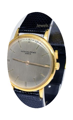 Patek Philippe Mens Vintage 18k Yellow G...