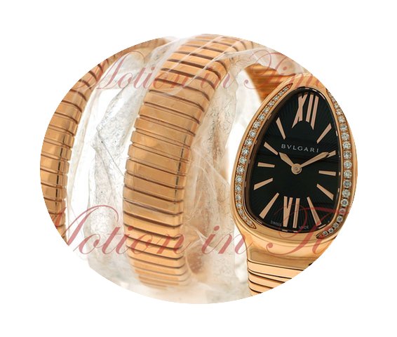 Bulgari Serpenti Tubogas, Black Dial, Di...
