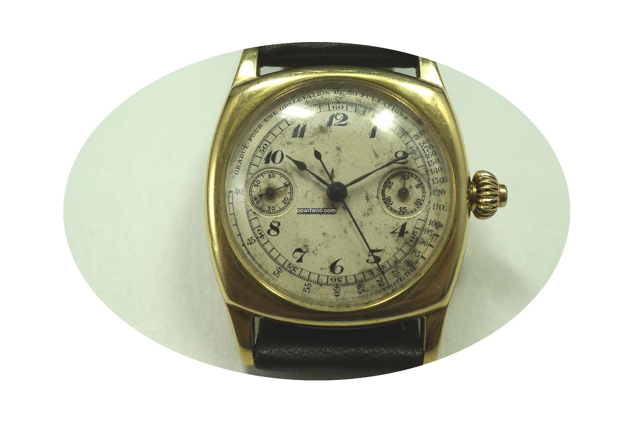 Movado Single button Chronograph w/pulsa...