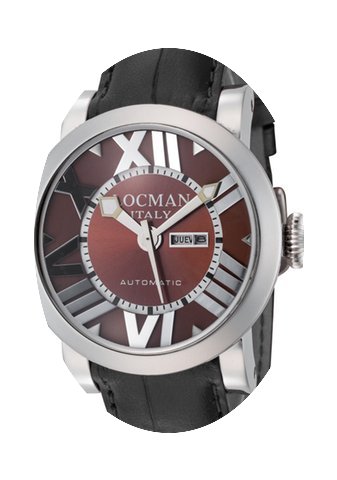 Locman Toscano Automatic Brown Dial Blac...