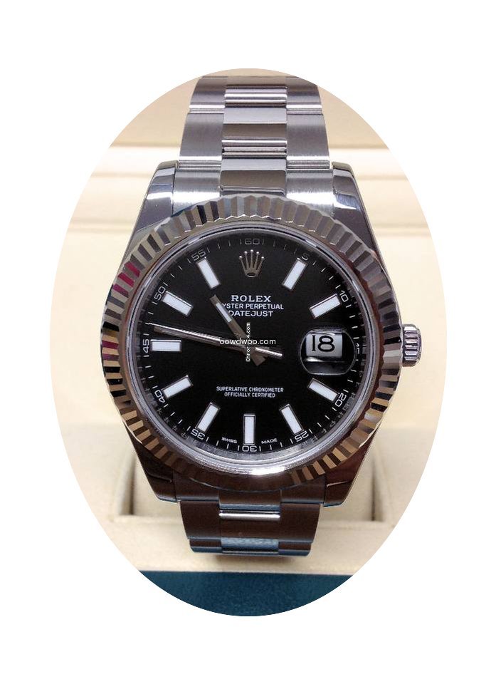 Rolex Datejust II Black Baton 116334 - 2...