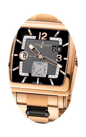 Ulysse Nardin Quadrato Dual Time Mens Wa...