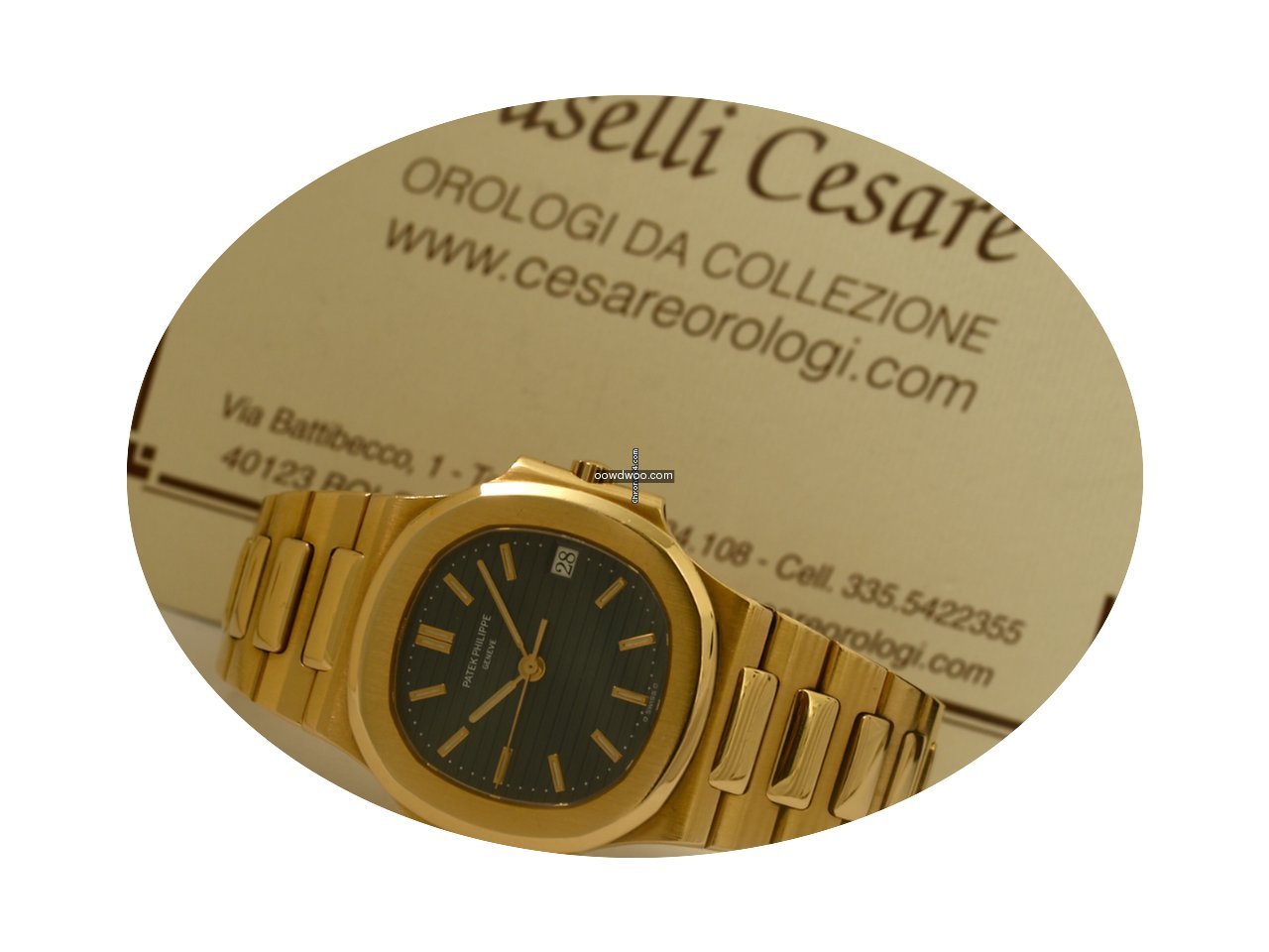 Patek Philippe Nautilus Ref. 3800 Oro Gi...