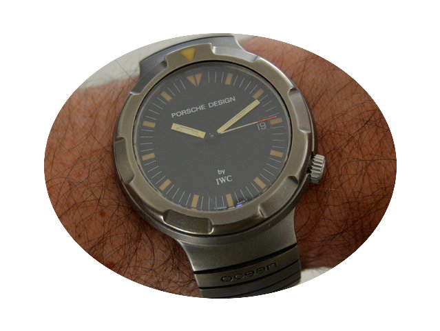 IWC PORSCHE DESIGN OCEAN 2000 TITANIUM a...