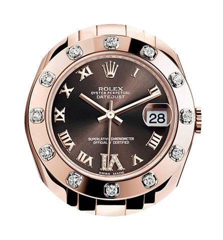 Rolex Datejust Chocolate Dial Diamond 18...