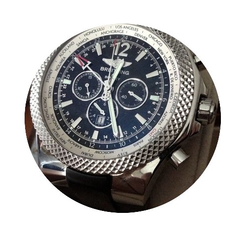 Breitling Bentley GMT Black Diverband St...