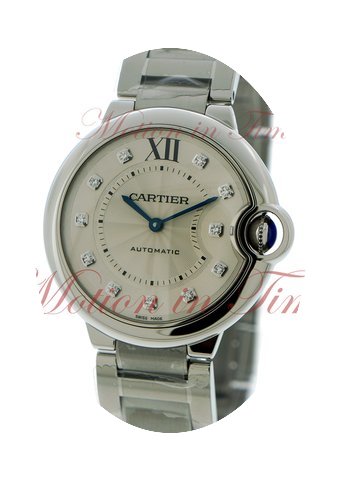 Cartier Ballon Bleu Medium Automatic. Si...