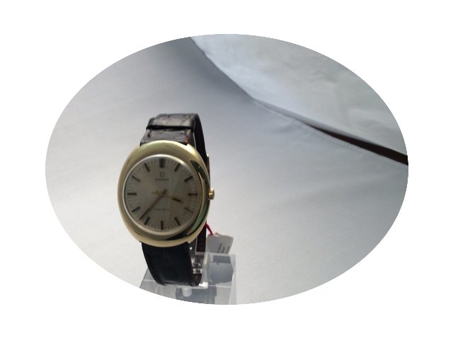 Omega cassa oro ovale extra larg...