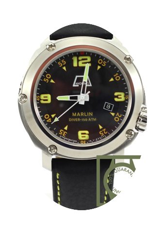Anonimo Marlin steel black dial NEW...