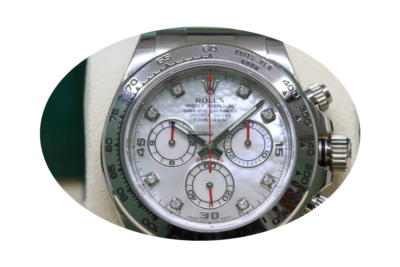 Rolex Daytona 116509 white gold, mother ...